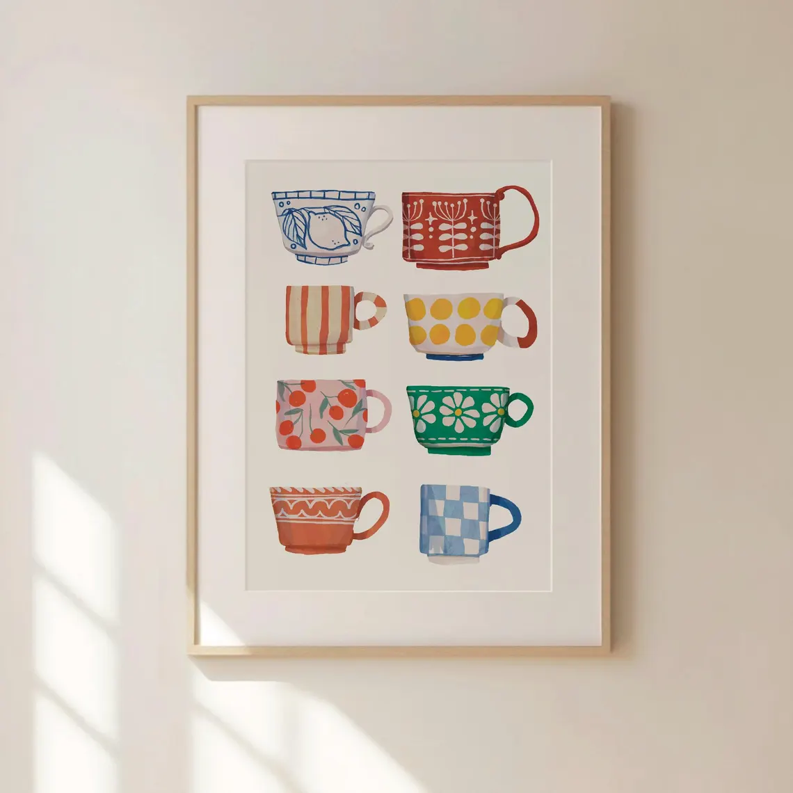 Xbloom Coffee Tea - Tea Cup Print, Breakfast poster, Coffee