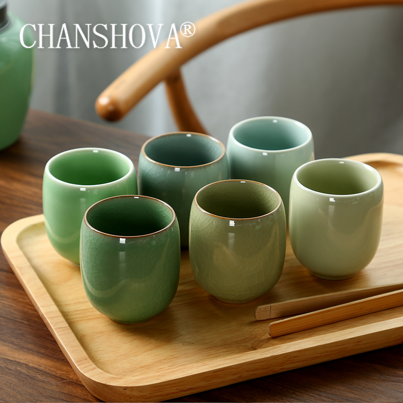 Xbloom Coffee Tea - CHANSHOVA-Porcelain Tea Cup Set, Traditional Chinese