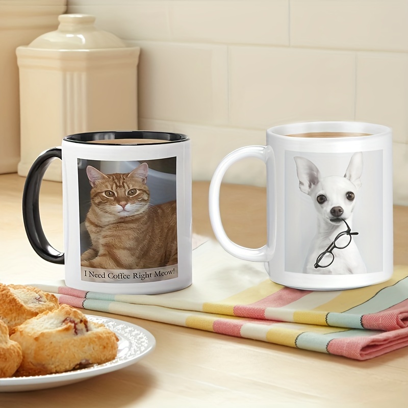 Custom Photo & Text/Logo Mug - - Coffee Tea Name 评论和价格