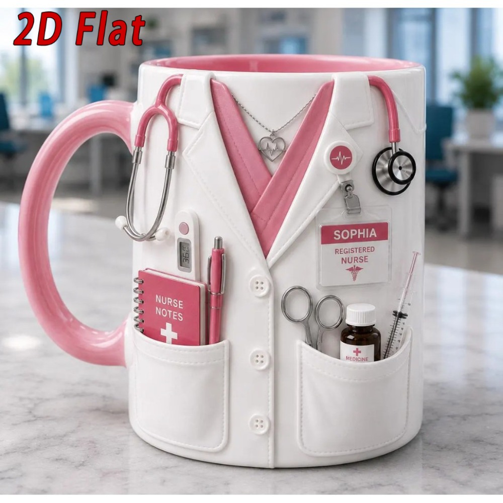 Custom Name Nurse Mug 11oz Cer - Coffee Tea Name 评论和价格