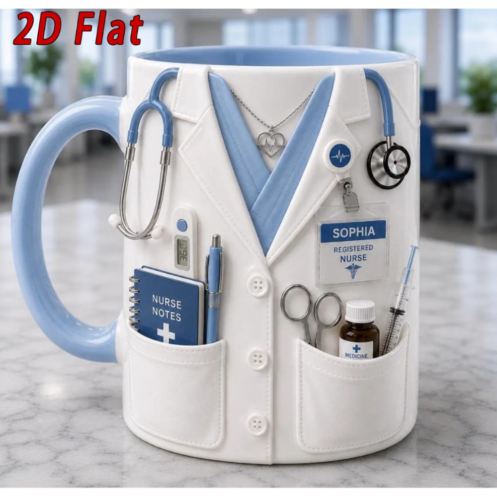 Custom Name Nurse Mug 11oz Cer - Coffee Tea Name 评论和价格