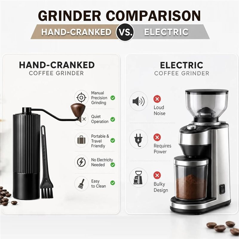 B23B Coffee Bean Hand Grinder  - Burr Hand Grinder 评论和价格