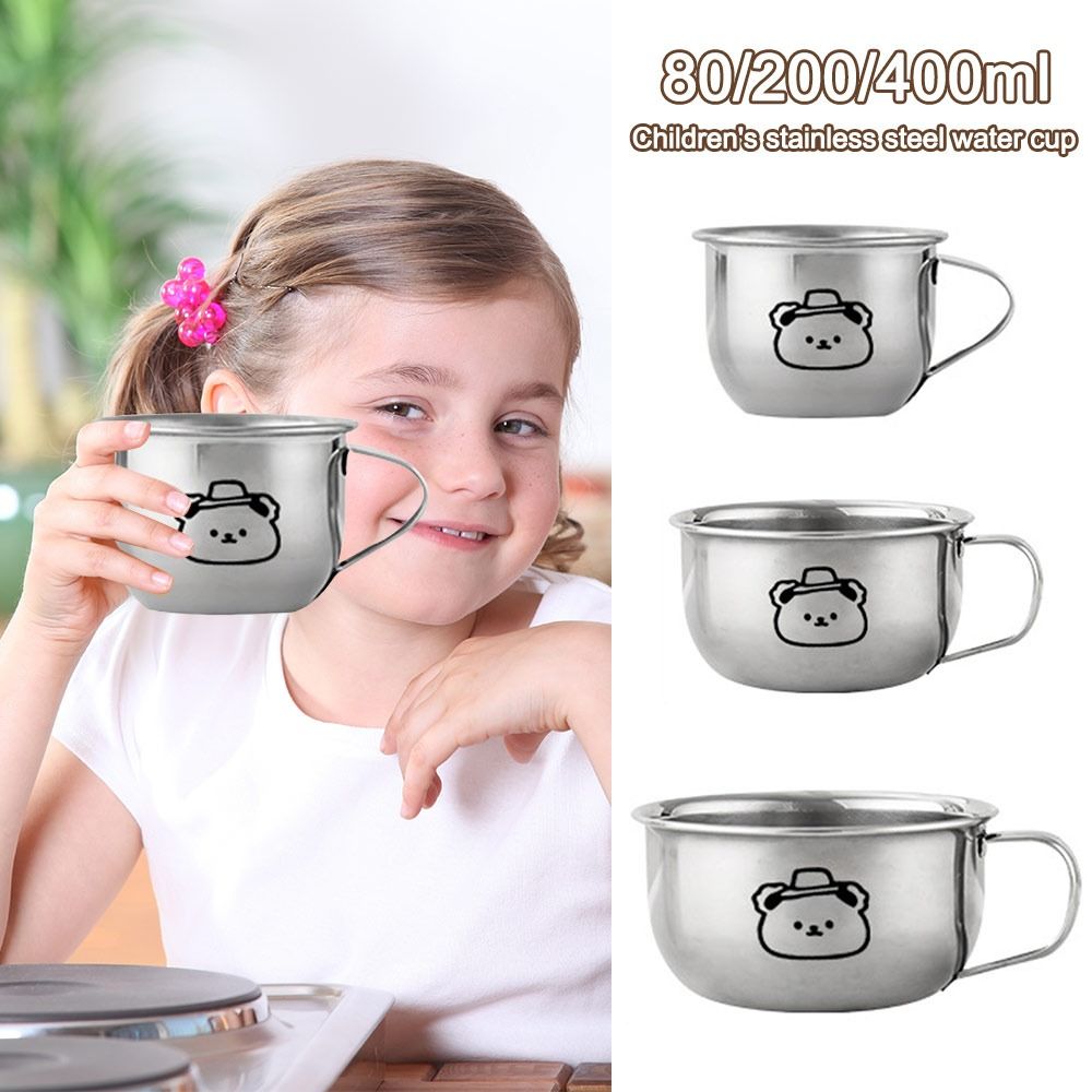 80/200/400ML Kid Water Cup Bea - Coffee Tea With Milk 评论和价格