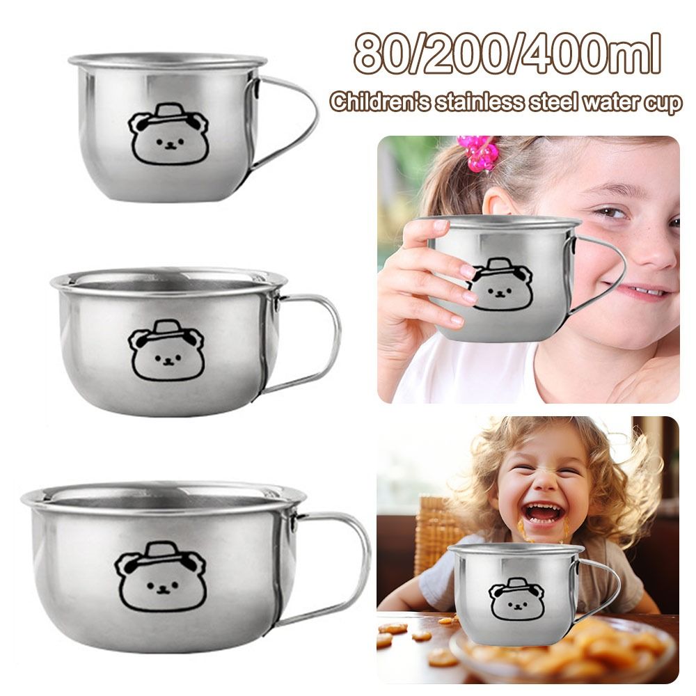 80/200/400ML Kid Water Cup Bea - Coffee Tea With Milk 评论和价格