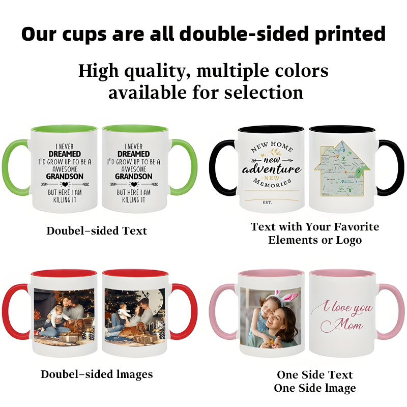 Custom Name Image Text Cup 11o - Coffee Tea Name 评论和价格