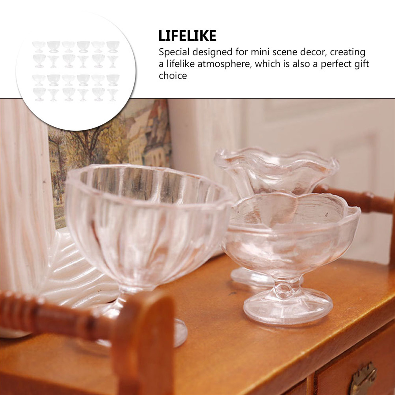 24Pcs Miniature Cups Mini Ice  - Coffee Tea & Jane 评论和价格