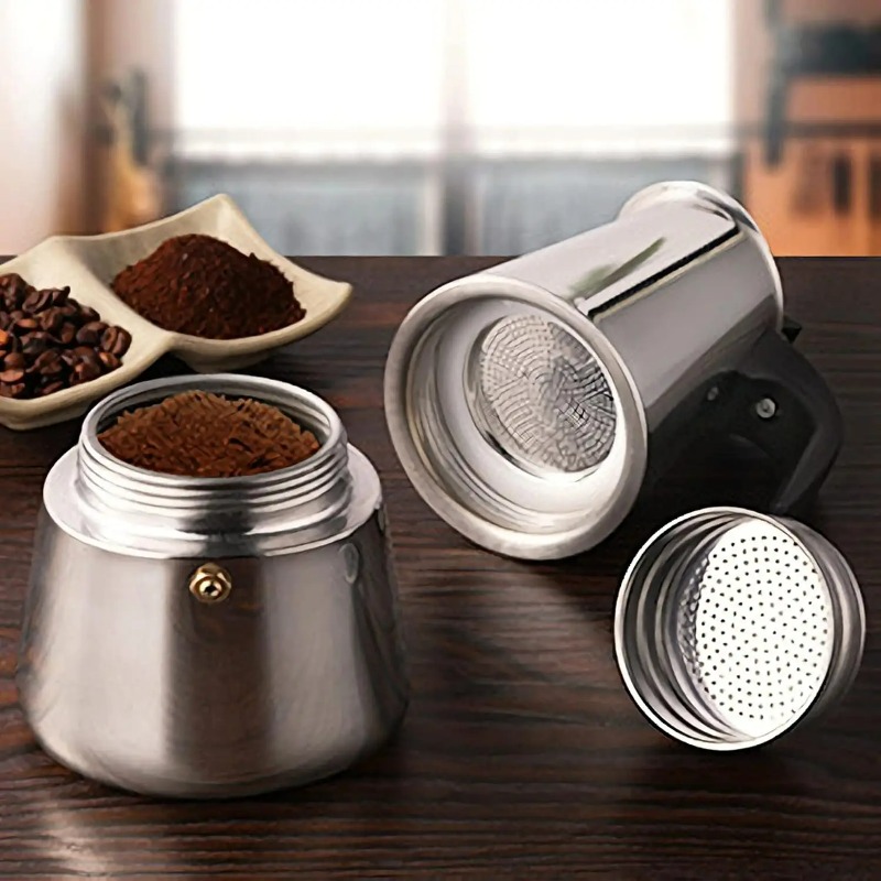 6 Cup Mocha Pot Stainless Stee - Moka Pot Stove 评论和价格