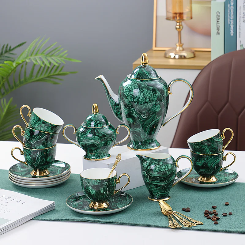 Bone China Teapot Drinkware Gr - Coffee Tea Sugar 评论和价格