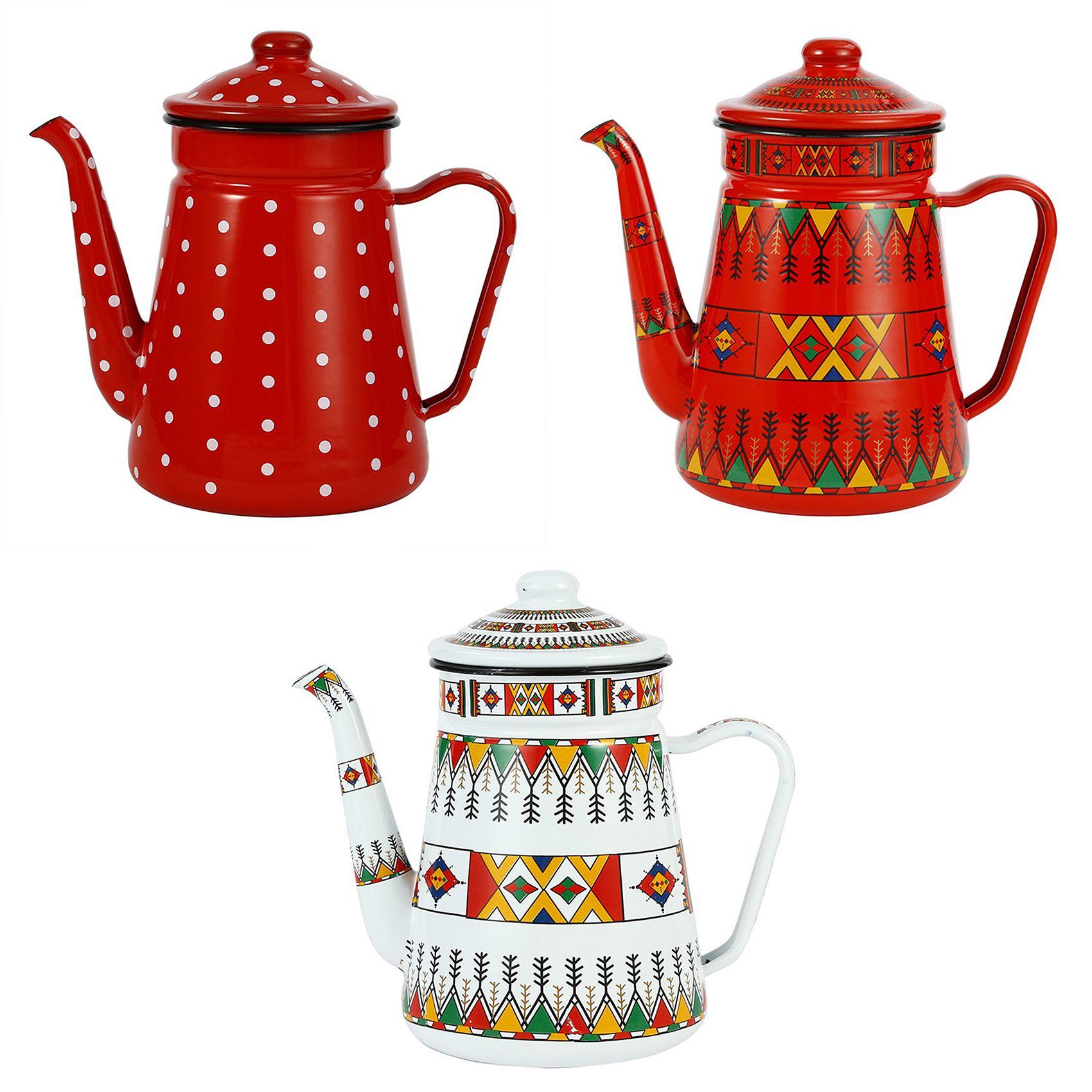 J1UL1N 1.2L Enamel Coffee Pot  - Barista Milk Jug 评论和价格