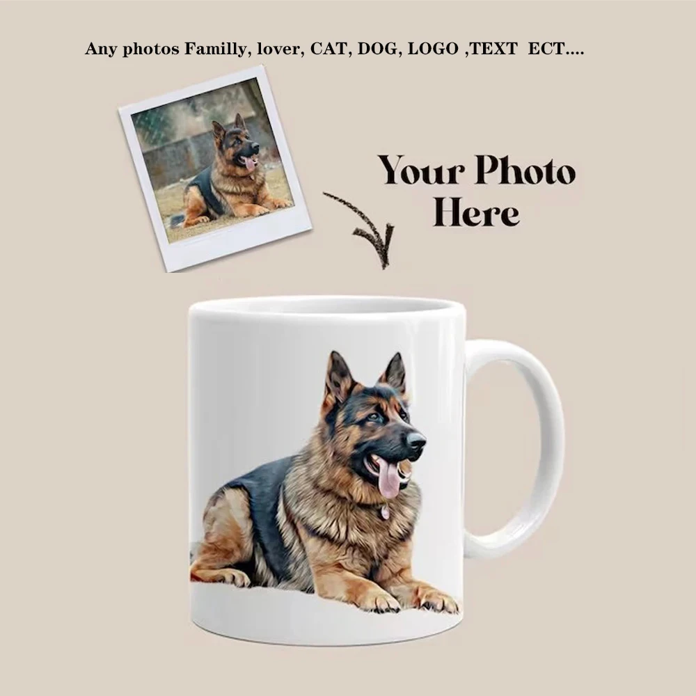 Personalised Your Photo Mug, C - Coffee Tea Images 评论和价格