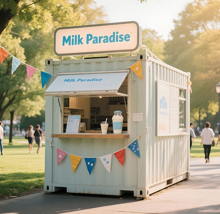 Prefab Container Coffee Shop M - Coffee Tea With Milk 评论和价格