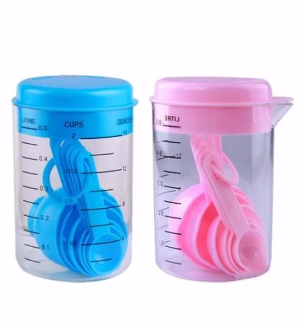 7 Pieces / Set Plastic Measuri - Coffee Tea And Sugar Set 评论和价格