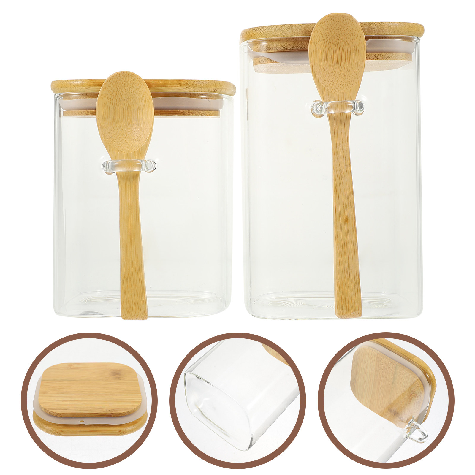 2Sets Heavy Duty Glass Coffee  - Coffee Tea Sugar 评论和价格