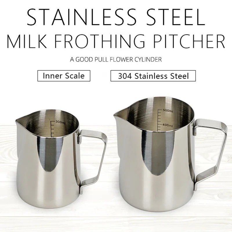 Stainless Steel Milk Frothing  - Barista Milk Jug 评论和价格