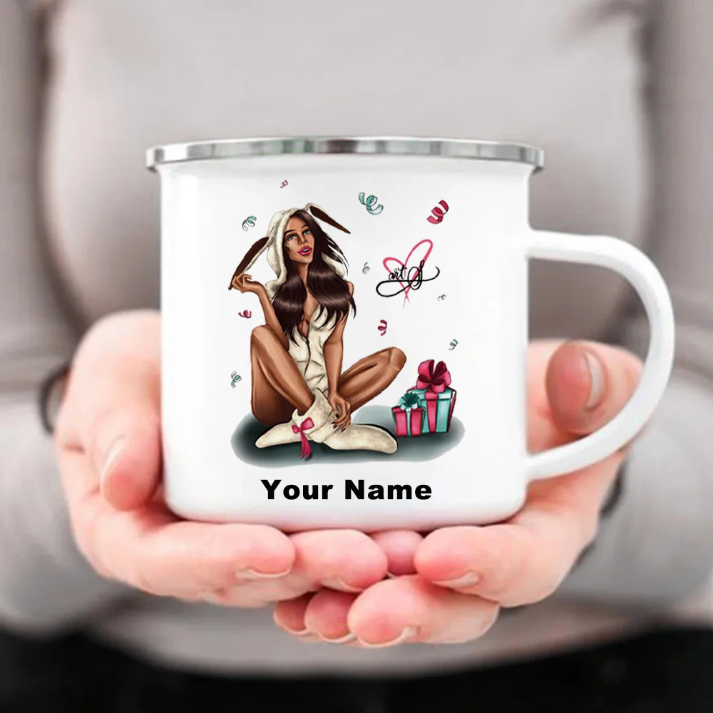 Custom Enamel Mug with Your Na - Coffee Tea Name 评论和价格