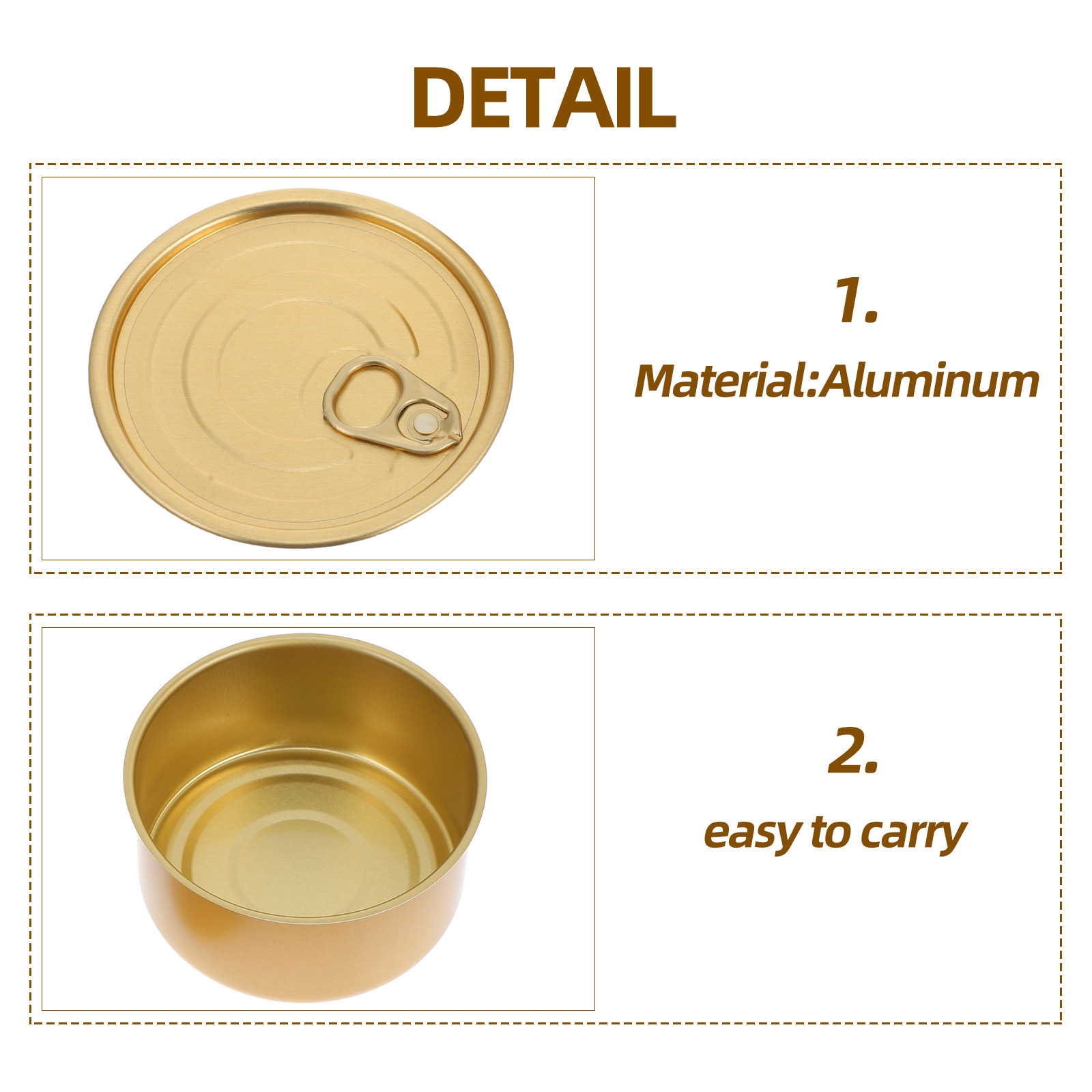 5Sets Lightweight Aluminum Pop - Coffee Tea Sugar 评论和价格