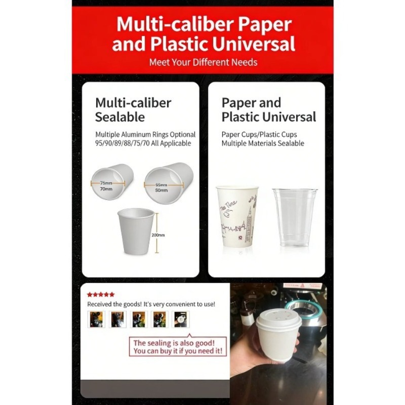 Automatic Plastic Cup Sealing  - Coffee Tea With Milk 评论和价格