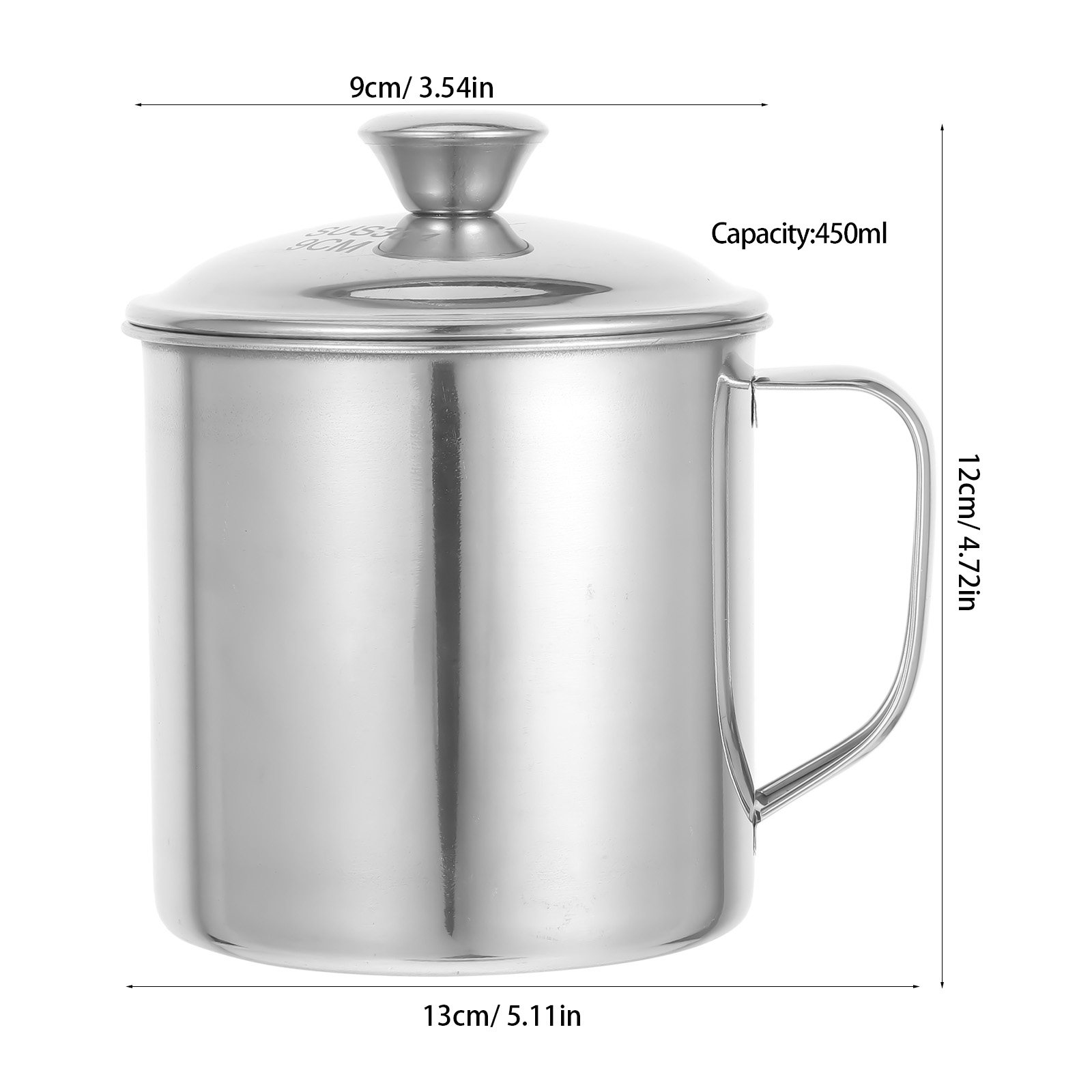 Stainless Steel Cup With Lid R - Coffee Tea & Jane 评论和价格