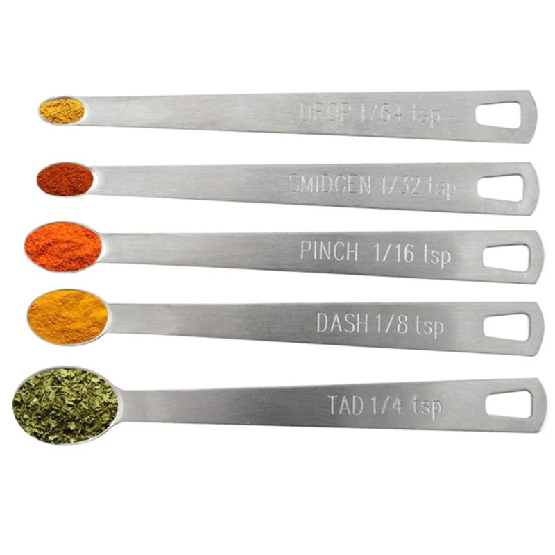 5pcs/Set Small Measuring Spoon - Coffee Tea And Sugar Set 评论和价格