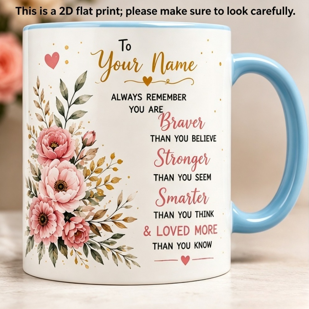 Custom Name 2D Print Coffee Mu - Coffee Tea Name 评论和价格