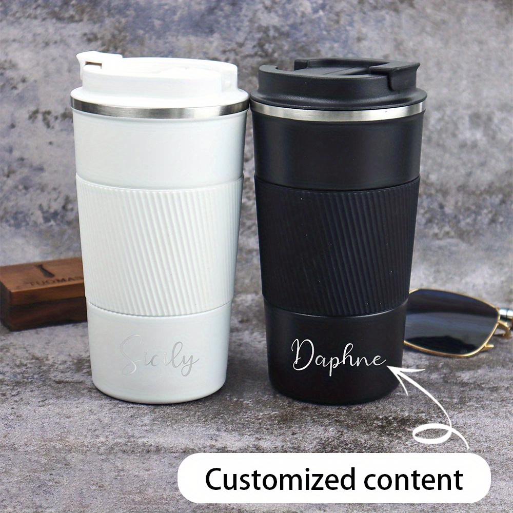 Custom Name Engraved Stainless - Coffee Tea Name 评论和价格