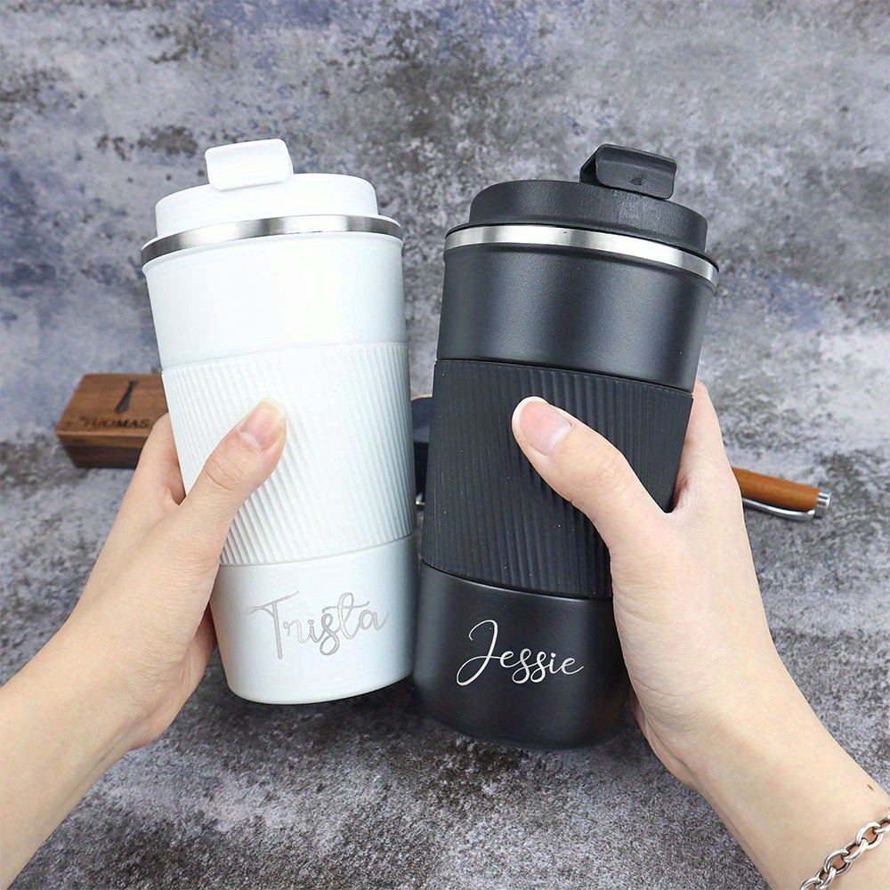 Custom Name Engraved Stainless - Coffee Tea Name 评论和价格