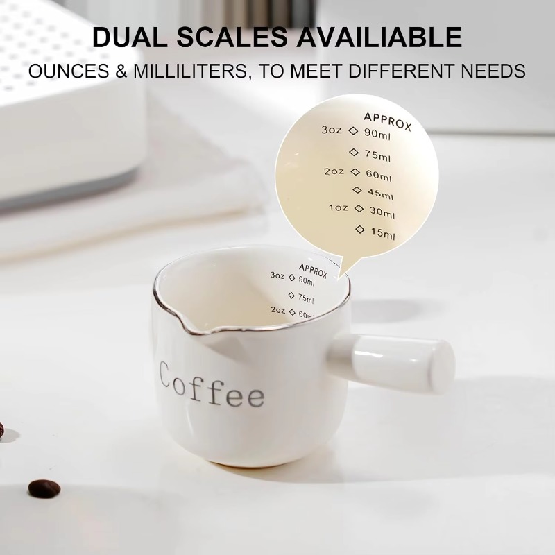 Mini Ceramic Coffee Cup with H - Coffee Tea With Milk 评论和价格