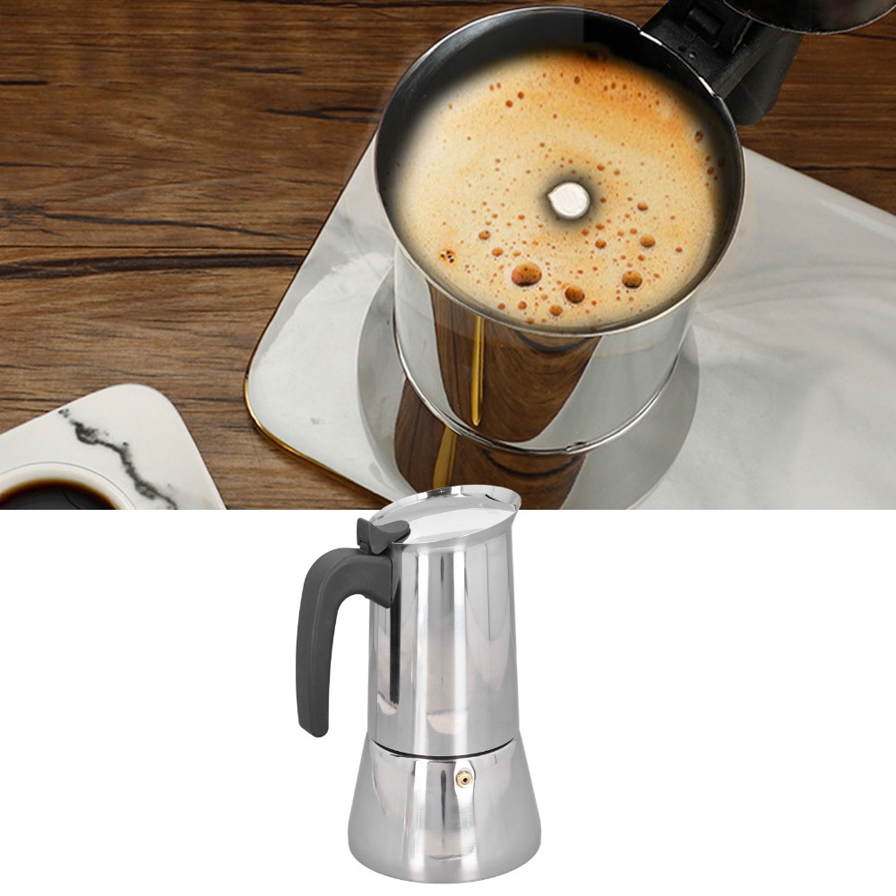Stainless Steel Moka Pot Large - Moka Pot Stove 评论和价格