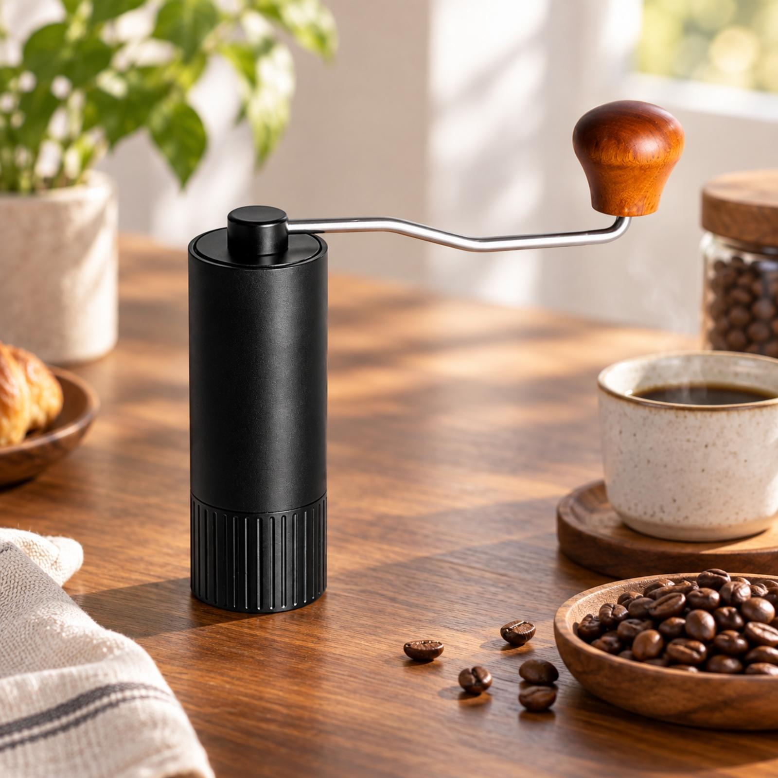 Hand Crank Coffee Grinder with - Burr Hand Grinder 评论和价格