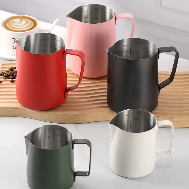 350/600ML Coffee Milk Frothing - Barista Milk Jug 评论和价格