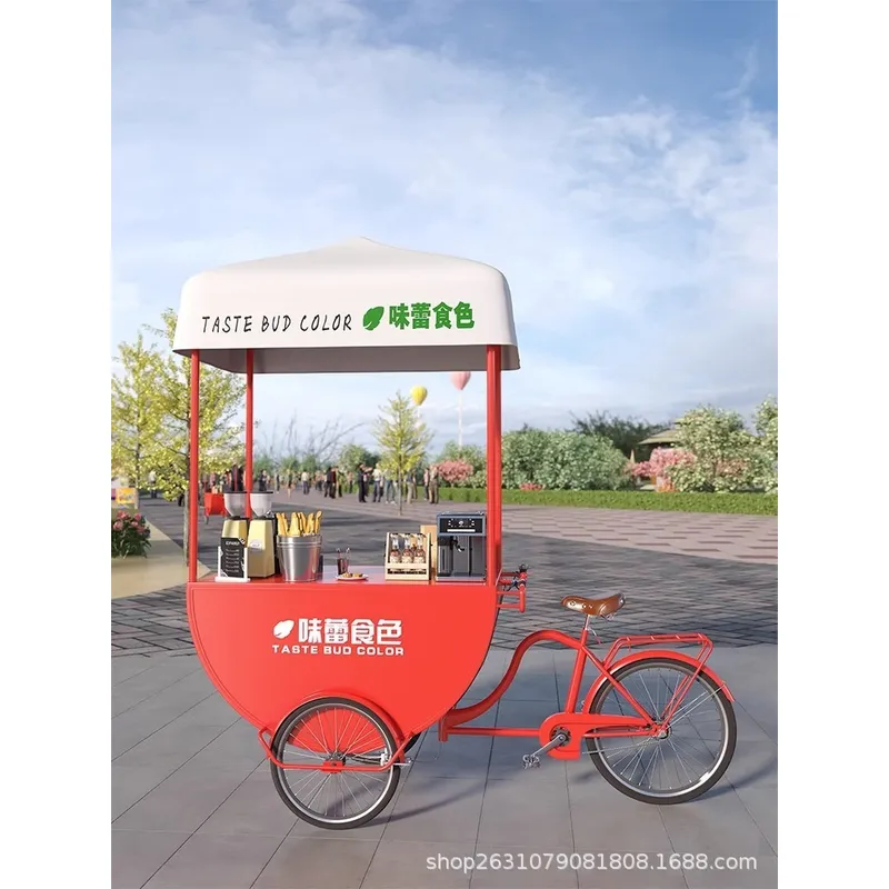 Outdoor Mobile Food Cart Snack - Coffee Tea With Milk 评论和价格