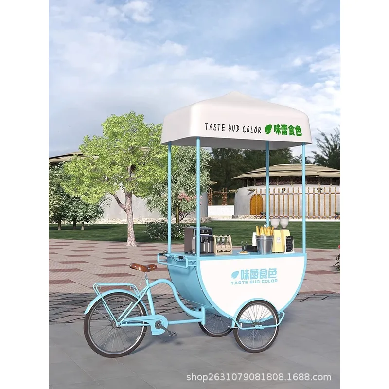 Outdoor Mobile Food Cart Snack - Coffee Tea With Milk 评论和价格