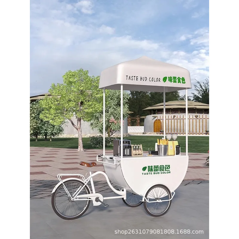 Outdoor Mobile Food Cart Snack - Coffee Tea With Milk 评论和价格