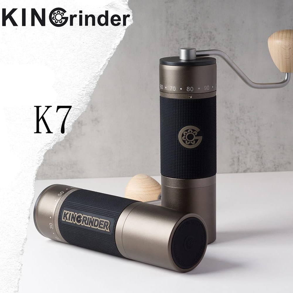 Kingrinder K7 manual coffee gr - Burr Hand Grinder 评论和价格