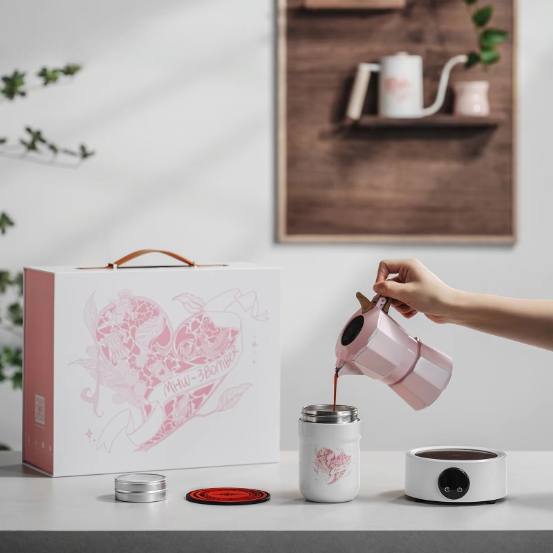 MHW-3BOMBER Moka Pot Set Espre - Moka Pot Stove 评论和价格