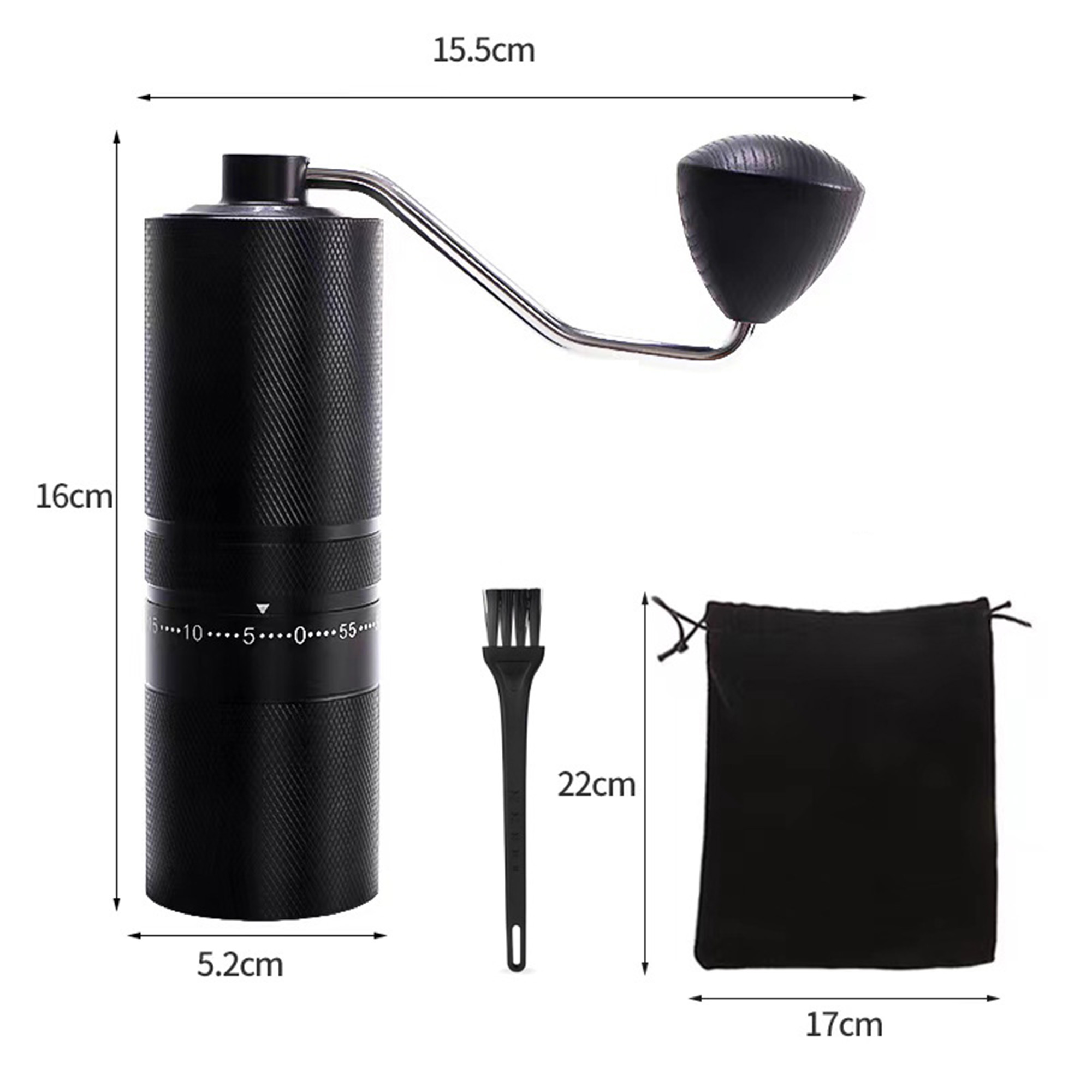 Portable Hand Coffee Bean Grin - Burr Hand Grinder 评论和价格