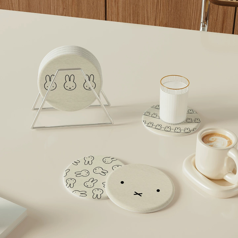 Miffy Kawaii Anime Coasters Cu - Xbloom Coffee Tea 评论和价格