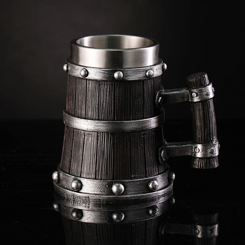 Wood Grain Beer Glass Resin St - Xbloom Coffee Tea 评论和价格