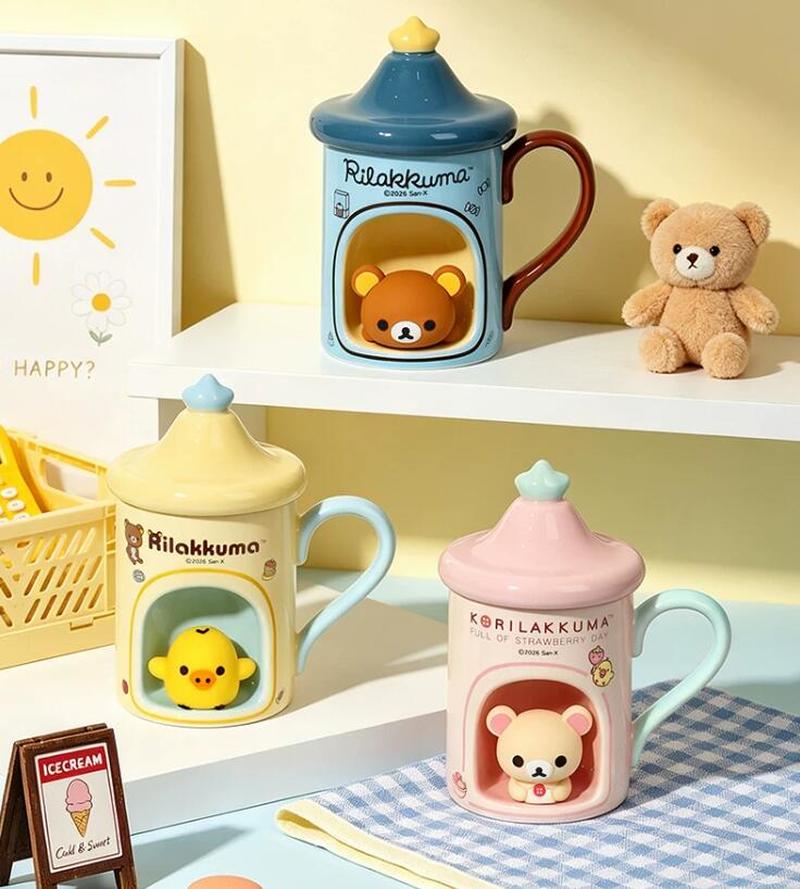In Stock Mug Cup With Lid Cute - Xbloom Coffee Tea 评论和价格